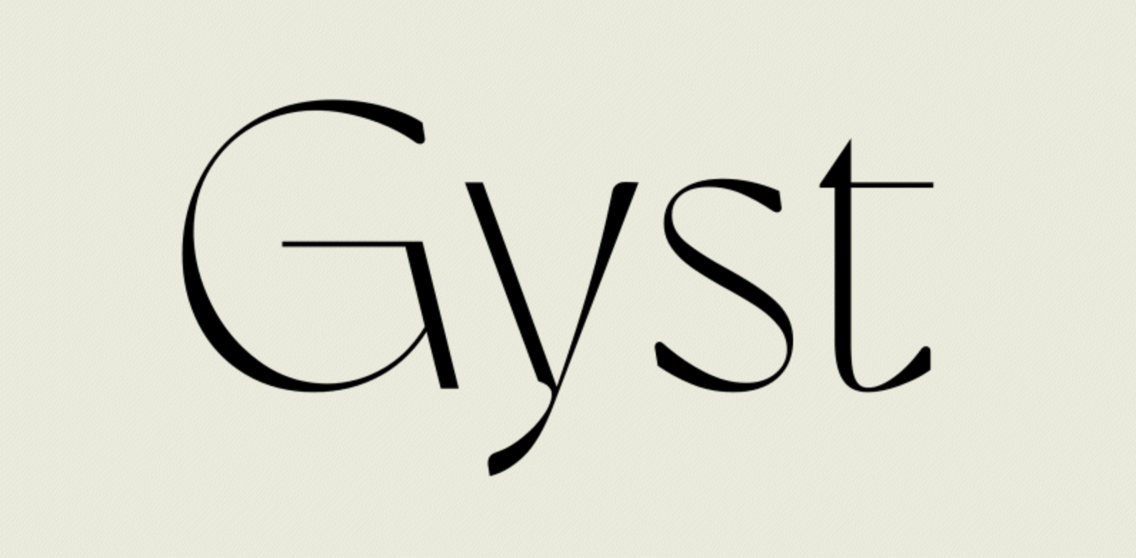 Gyst font